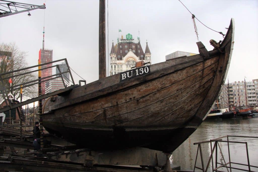 Schip bij Stadswerf Koningspoort (1)