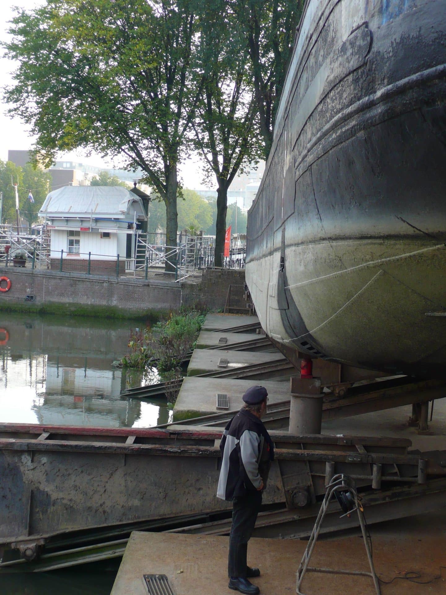 Schip Panta Rhei op de helling